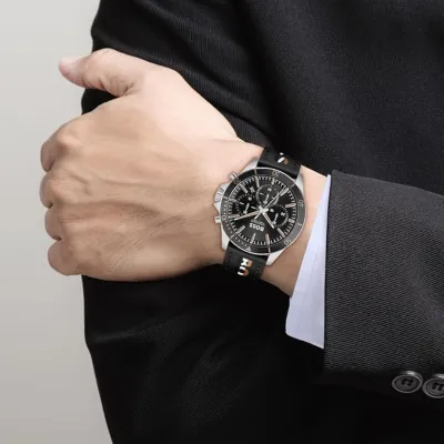 Hugo Boss Black Dial Chronograph Men's Watch- 1514121